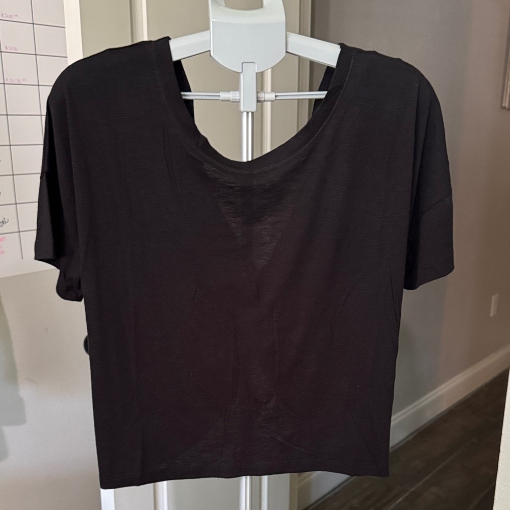Poof! Classic Black Crop Top